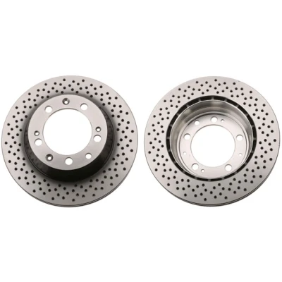 Bilde av TRW DF6281 Bremseskiver 298 24 5 130 perforert / ventilert spraylakkert PORSCHE: 911 Coupé