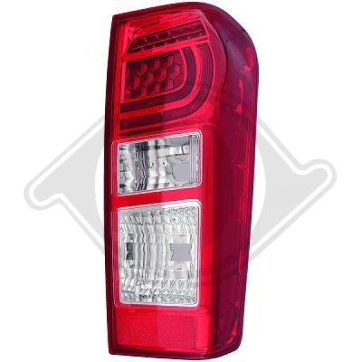 Bilde av DIEDERICHS 5404990 Baklykter høyre P21W, PY21W, LED ISUZU: D Max II Pick up