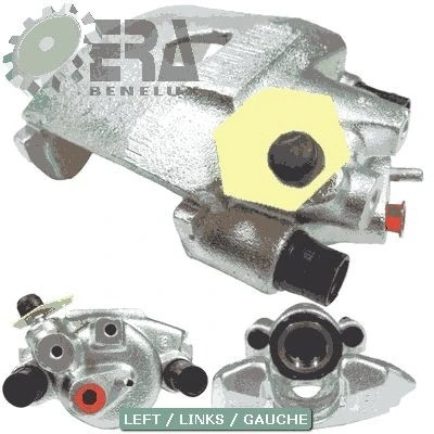 Bilde av ERA Benelux BC62669 Bremsecaliper framaksel høyre SKODA: Fabia 2, VOLKSWAGEN: Polo IV Hatchback