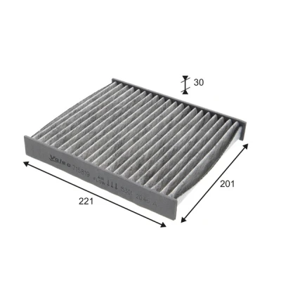 Bilde av VALEO 715819 Kupéfilter Karbonfilter 201 221 30 CLIMFILTER PROTECT NISSAN: X Trail, Almera II Hatchback