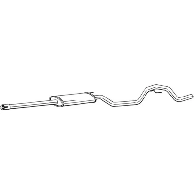 Bilde av Mellomlyddemper, opel vectra c, c gts, 24447475, 5852183, 5852589