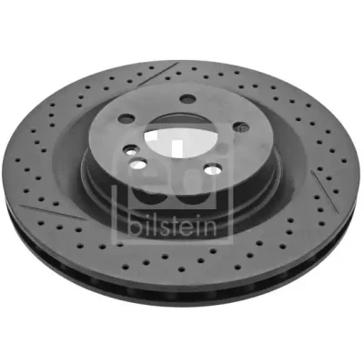 Bilde av FEBI BILSTEIN 44100 Bremseskiver bakaksel 330 26 5 112 perforert / ventilert, med sliss belagt høy karbon MERCEDES BENZ: SLK, CLK Coupé, Cabrio