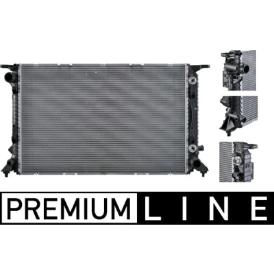 Bilde av MAHLE ORIGINAL CR 912 000P Radiator 720 474 36 Kjøleribber loddet AUDI: A5 B8 Coupé, A4 Avant