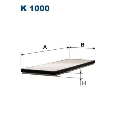 Bilde av FILTRON K 1000 Kupéfilter Partikkelfilter 418 150 19 OPEL: Calibra A, Corsa B Hatchback, Astra F Caravan