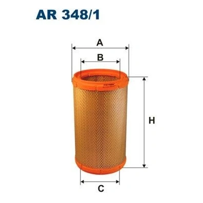 Bilde av FILTRON AR 348/1 Luftfilter 258,5 149 Filterinnsats ALFA ROMEO: GTV, 156 Sportwagon, 166