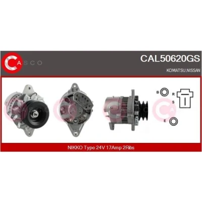 Bilde av CASCO CAL35297AS Dynamo 12V 185A NISSAN: NV400 Van, OPEL: Movano B Flatvogn lastebil / Chassis, RENAULT: MASTER 3 Bus