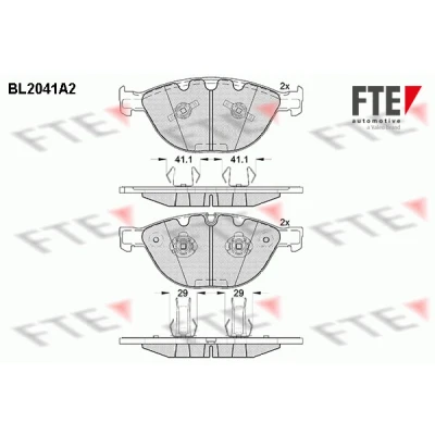 Bilde av Bremseklosser sett FTE 9010627