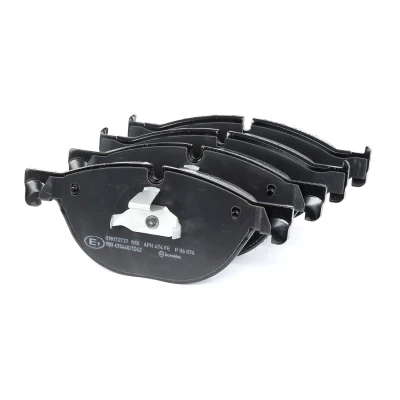 Bilde av BREMBO P 06 076 Bremseklosser klargjort for slitasjeindikator med kolbleklips uten tilbehør BMW: 5 Touring, 7, Sedan