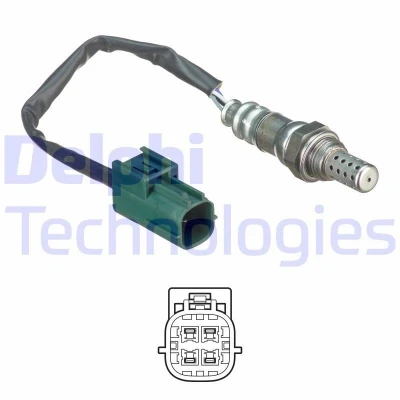 Bilde av DELPHI ES20643 12B1 Lambdasonde planarsonde, oppvarmet NISSAN: MICRA 3