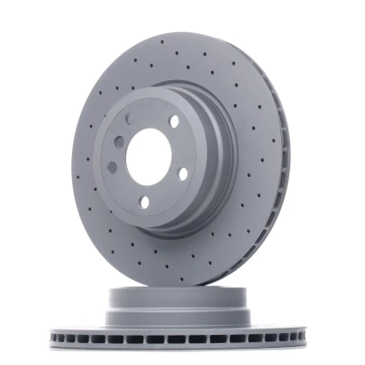 Bilde av ZIMMERMANN SPORT COAT Z 150.3451.52 Bremseskiver 345 24 6/5 5 120 innvendig ventilert, hullet belagt høy karbon BMW: X5, X6