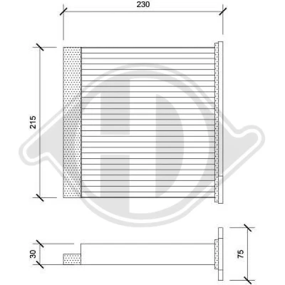 Bilde av DIEDERICHS DCI1202 Kupéfilter Karbonfilter 228 230 75 Climate MITSUBISHI: L200 / Triton IV Pick up, Outlander I SUV, Grandis