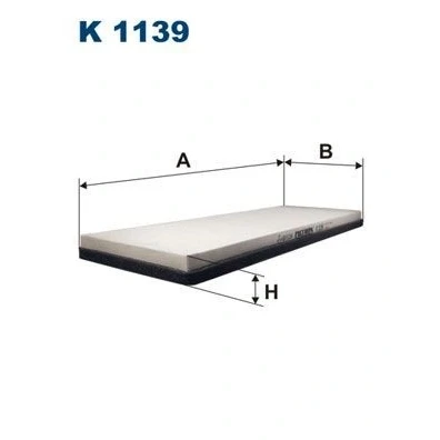 Bilde av FILTRON K 1139 Kupéfilter Partikkelfilter 427 168 26