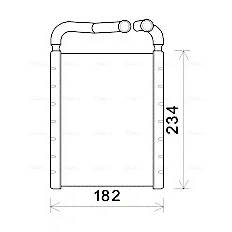 Bilde av Varmeapparat register AVA QUALITY COOLING HY6356