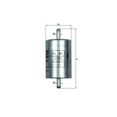 Bilde av MAHLE ORIGINAL KL 86 Drivstoffilter ledningsfilter 8 8,0 OPEL: Campo