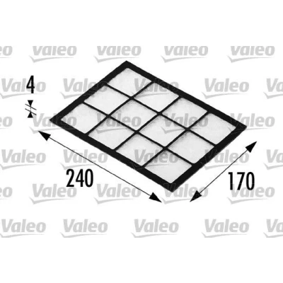 Bilde av VALEO CLIMFILTER COMFORT 698690 Kupéfilter Partikkelfilter 230 170 2 FIAT: Strada Pick up