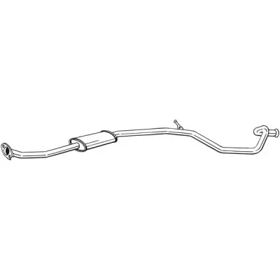 Bilde av Mellomlyddemper, peugeot 206 sw, 1717CA, 1717S6