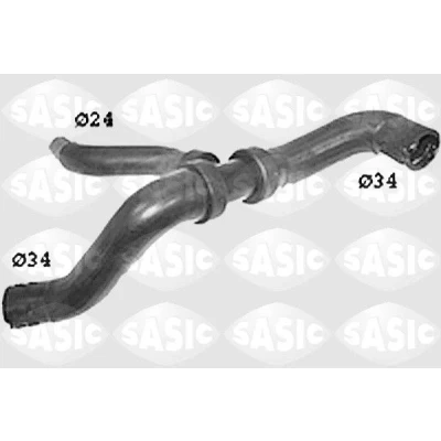 Bilde av SASIC SWH6625 Radiatorslange nedre venstre
