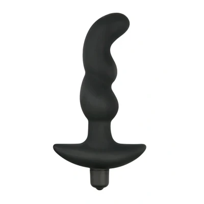 Bilde av EasyToys Sort Prostatavibrator Kurvet