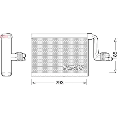 Bilde av DENSO DEV05002 Fordamper