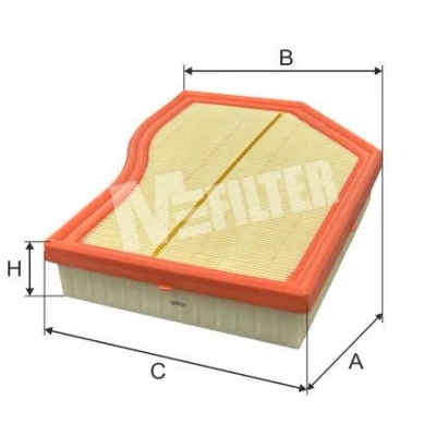 Bilde av Luftfilter MFILTER K 7192