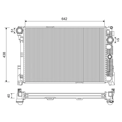 Bilde av Radiator VALEO 701220