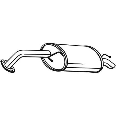 Bilde av sluttlyddemper, chevrolet lacetti, daewoo lacetti halvkombi, 96553620