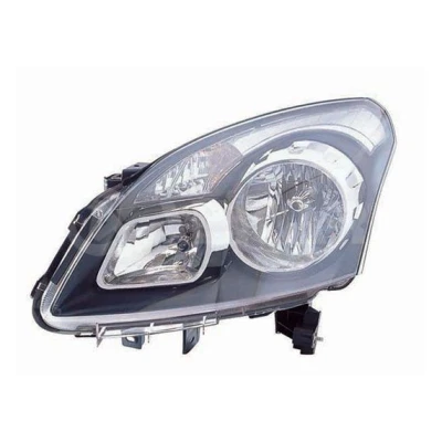 Bilde av ABAKUS 551 1171LMLDEM2 Frontlykter venstre H7/H7, PY21W, W5W svart transparent med motor for høydejustering hovedlys PX26d, BAU15s