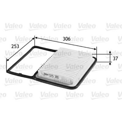 Bilde av VALEO 585386 Luftfilter 34 255 310 Filterinnsats DAIHATSU: Terios II
