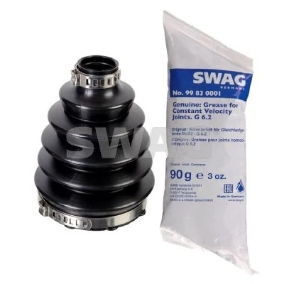 Bilde av SWAG 33 10 3321 Drivakselmansjett hjulside, framaksel venstre, høyre termoplastisk polyester elastomer