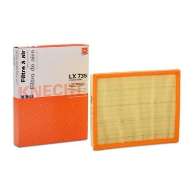 Bilde av MAHLE ORIGINAL LX 735 Luftfilter 41,9 235 294,0 Filterinnsats BMW: 5 Sedan, 3 SKODA: Superb III Stasjonsvogn, OPEL: Astra G CC
