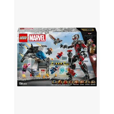 Bilde av LEGO Super Heroes 76314 Actionfylt kamp fra Captain America: Civil War Byggesett Plast