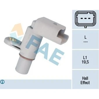 Bilde av Sensor, kamakselposisjon, citroën,fiat,lancia,peugeot,renault, 1920 AE, 1920.AE, 96 34 605 580, 96.346.055, 96.346.055.80, 96.346.059.80