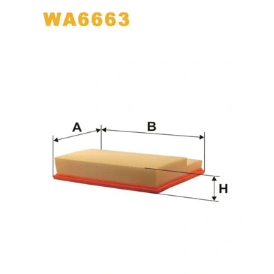 Bilde av Luftfilter WIX FILTERS WA6663