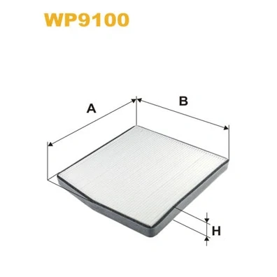 Bilde av Kupéfilter WIX FILTERS WP9100