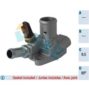 Bilde av Termostat, kjølemiddel, abarth,alfa romeo,fiat,lancia, 55208964