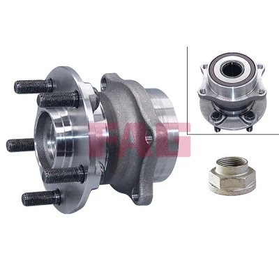 Bilde av FAG 713 6222 10 Hjullagersett Bildet viser leveranseinnholdet 123,90, 83,85 SUBARU: Outback IV, Forester III, Legacy 5