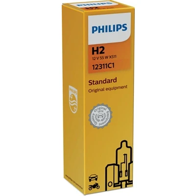 Bilde av Halogenpære PHILIPS H2 X511, renault 11, 4, 4 skåp/stor limousine, 5, super citroën bx, cx ii, porsche 911 cabriolet, alfa romeo 90,