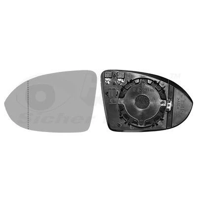 Bilde av VAN WEZEL 5742837 Speilglass venstre
