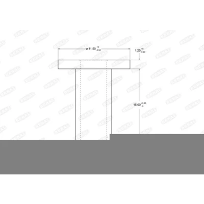 Bilde av BERAL 93049 Nagle, bremsebelegg PREMIER