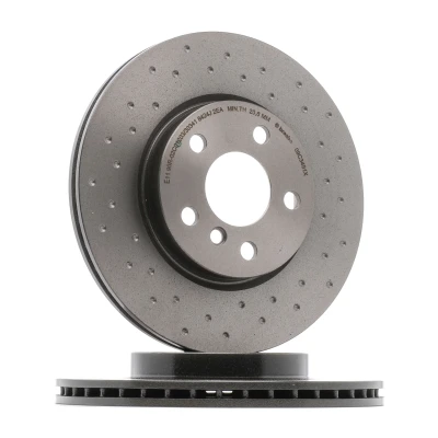 Bilde av BREMBO 09.C349.1X Bremseskiver 294 22 5 perforert / ventilert belagt høy karbon med skruer BMW: 2 Active Tourer, X1, Gran MINI: Countryman
