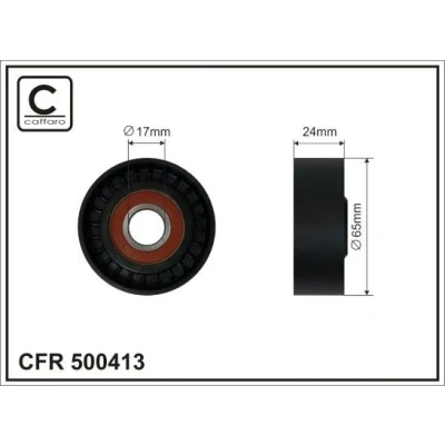 Bilde av Strammerull, kilerem med ribber, seat,skoda,vw, 04E 145 299 AG, E, 04E145299AG, 04E145299E