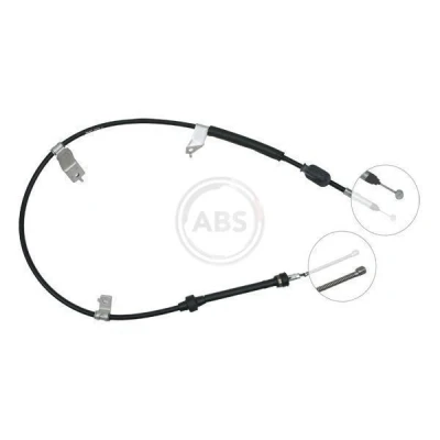 Bilde av A.B.S. K13847 Bremsekabel 1535 Trommelbrems for høyre/venstre ratt