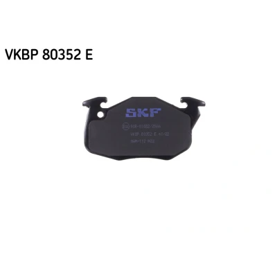 Bilde av SKF VKBP 80352 E Bremseklosser inkl. slitasjevarselkontakt