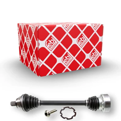 Bilde av FEBI BILSTEIN 182853 Drivaksel framaksel venstre med fett mutter VOLKSWAGEN: Golf 7, Plus / Crossgolf, 5, AUDI: A3 Hatchback