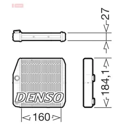 Bilde av DENSO DRR09076 Varmeveksler