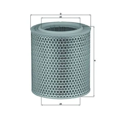 Bilde av MAHLE ORIGINAL LX 478/1 Luftfilter 180,5 158,0, 158 Filterinnsats BMW: 3 Sedan, 1 Hatchback, 4 Coupé, AUDI: A8 D3, A4 B7 Avant, Sedan