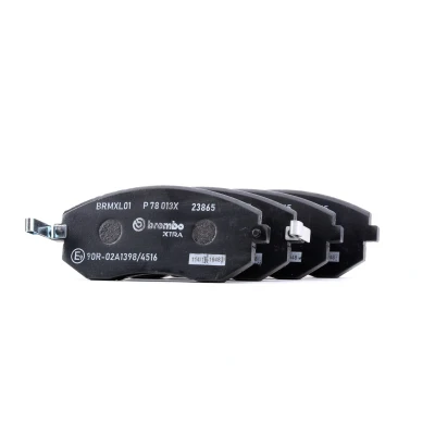 Bilde av BREMBO P 78 013X Bremseklosser med akustisk slitasjevarsel uten tilbehør SUBARU: Impreza III Hatchback, Forester III, Legacy 4, TOYOTA: GT86 Coupé