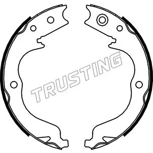 Bilde av Bremsesko sett, parkeringsbremse TRUSTING 064.180