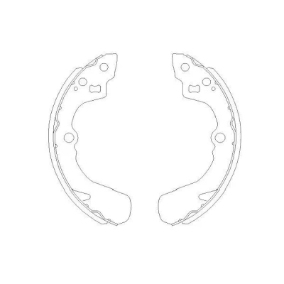 Bilde av KAVO PARTS KBS 8905 Bremsesko 200 31 SUZUKI: SWIFT 3, Liana Hatchback, SUBARU: JUSTY 3