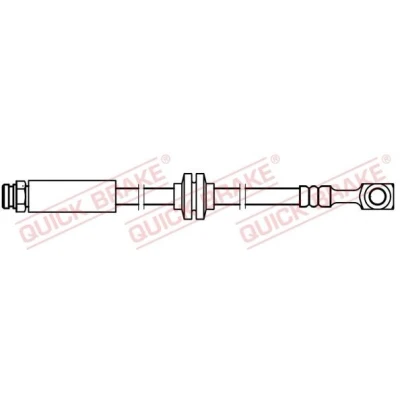 Bilde av Bremseslange, Framaksel høyre, venstre, opel corsa e, e skåp/halvkombi, vauxhall corsavan mk iv, 00562241, 13217146, 133